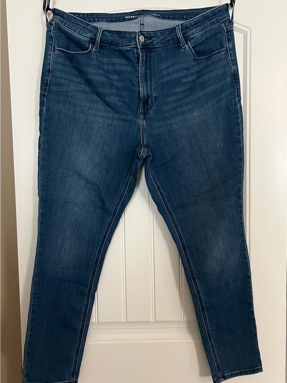 Old Navy Women's High-Rise Dark Blue Skinny Jeans